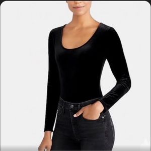 J. Crew Velvet Bodysuit